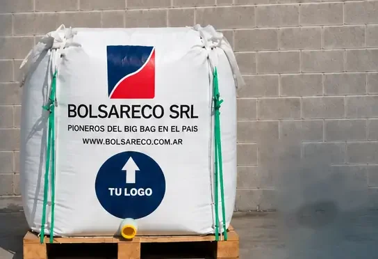 Big Bag ONEWAY BOLSARECO para líquidos sobre pallet