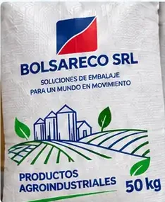 Bolsa de rafia PP con impresión personalizada a color